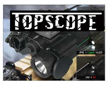 

DBAL-D2 dual beam Led light flashlight with Red Laser IR laser aim of LED illuminator Class 1 for hunting rifle