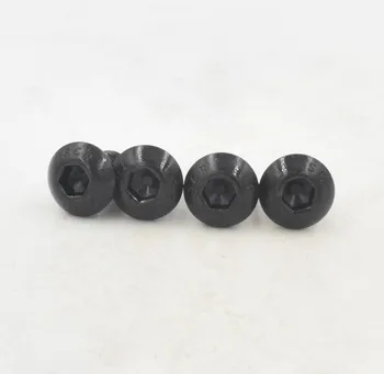 

50Pcs Hex Socket Round Head Cap Black Screw M5 Alloy Steel Screws Furniture Fastener Bolt tornill M5 *10mm