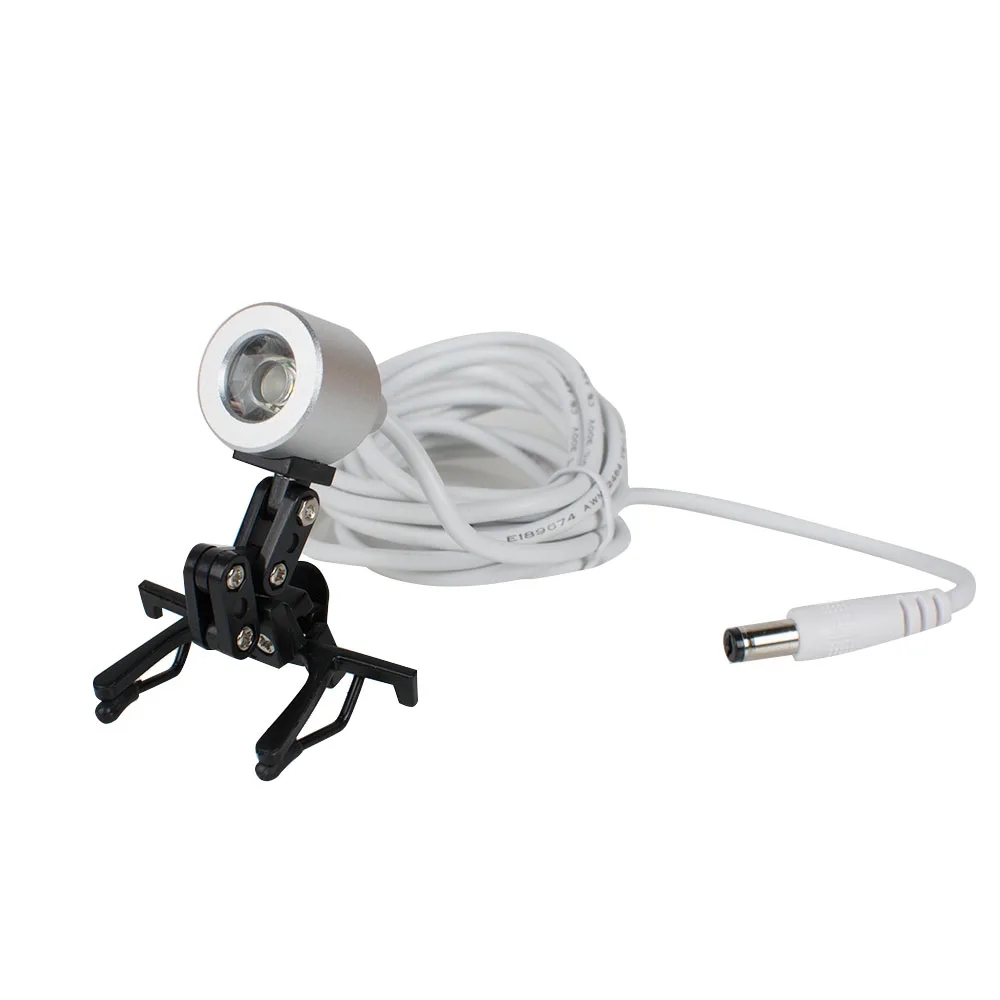 Lâmpada para Dental Dentista Dental Portátil Prata Head Light Médico Cirúrgica Binocular Lupa 8 Clareamento dos dentes