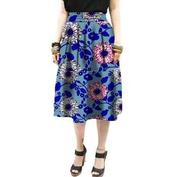 

Summer Fashion Women African Women Skirts Print Skirts Digital printing Clothing Elegant vestidos Ankara Vintage Skirts Clothes