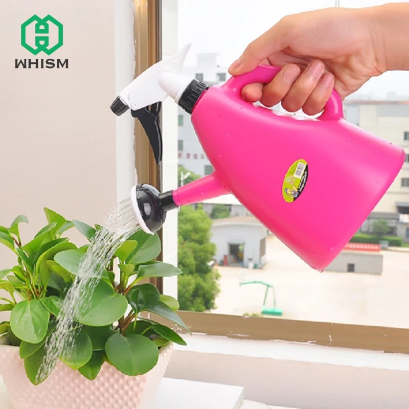 Plastic Adjustable Watering Cans Sprayer Gardening Flower Tools Garden
