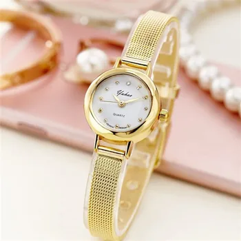 

2018 New Fashion Minimalism Style Women's Watches Simple Flower Dial Watch Women Quartz Stainless Steel Mesh Band Clock Ladies