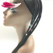 Металлическое кольцо на дреды 100 шт золотые манжеты дредлок бусины-Dread бусины для волос 8 мм отверстие и бесплатные тибетские серебряные бусины смешанный цвет шарик для волос