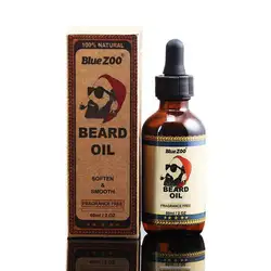 BlueZOO 100% натуральный масло для бороды для Для мужчин, несмываемый кондиционер и смягчитель для Уход за лошадьми, Стайлинг, и формирования (60