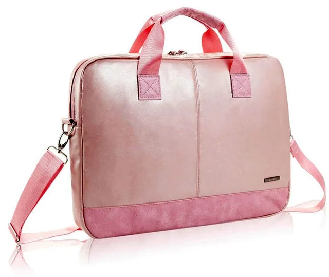 Hot pink laptop bag, slim laptop case for 15.6 inch laptop, Fashion Women Messenger Bags, Brand