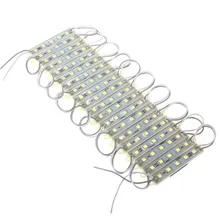 100 светодиодный s SMD 5050 Светодиодный светильник с модулем, водонепроницаемый светильник с жесткой полосой, 12V