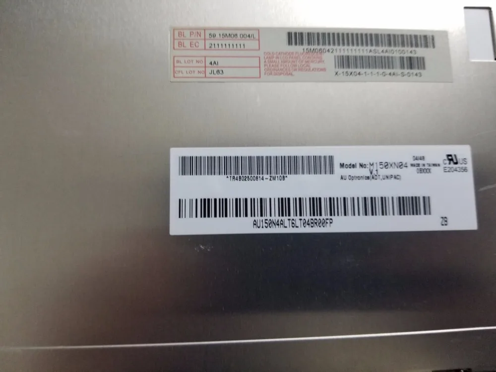 

100%New through quality test M150XN04 V.1 M150XN05 V.1 M150XN04 V.6