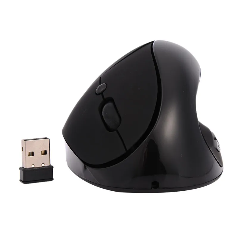 

New wireless mouse vertical ergonomic vertical photoelectric built-in lithium battery charging mouse with retail package