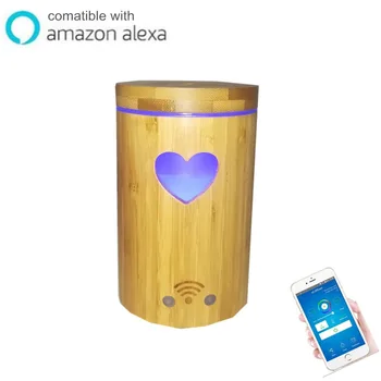 

Free shipping 160ml APP voice control aromatherapy diffuser multi function Alexa google humidifier smart mini home appliance