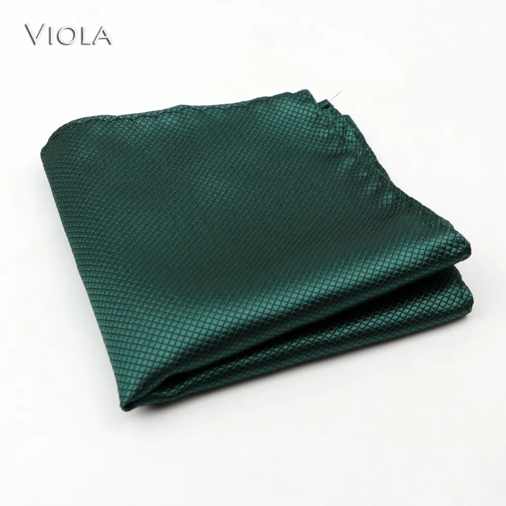 

Solid Hankie Polyester High Quality Pocket Square Business Tuxedo Tie Men Handkerchief Gift Accessory