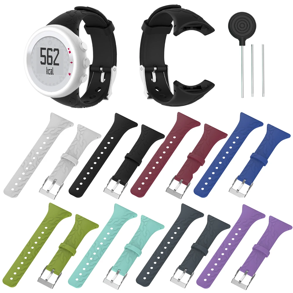 

Wrist Watch Band Strap for SUUNTO Quest M1 M2 M4 M5 Tracker Silicone Belt Soft Wristband Replacement Bracelet Female Small Size