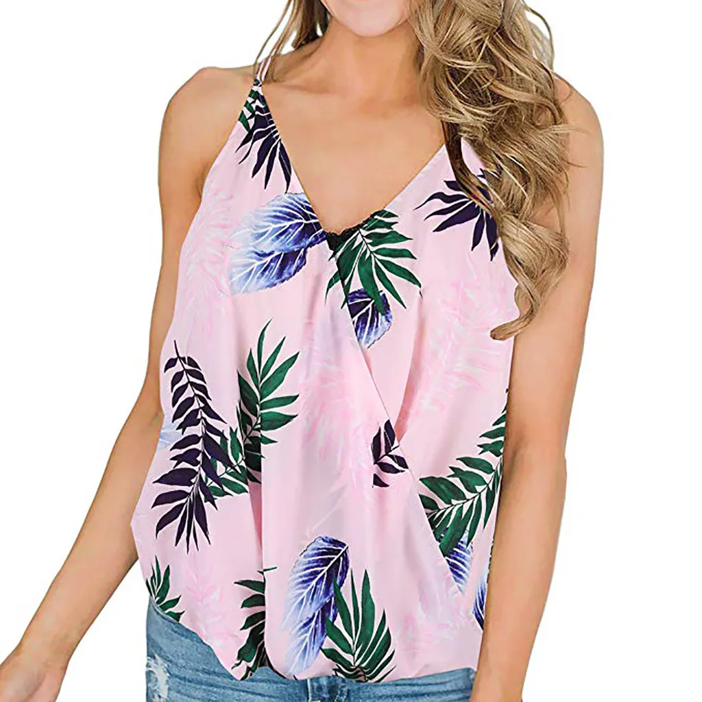 

SAGACE Summer Shirt Printed Women V Neck Sleeveless Maternity Clothing Maternity Blouse T-Shirt Summer Pregnancy Clothes T Shirt