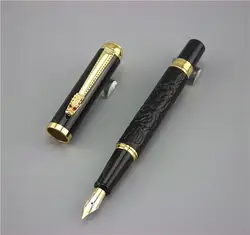 Черная перьевая ручка DKW высококачественные Канцтовары Металлические Ручки Бизнес подарок школьные офисные принадлежности подарок