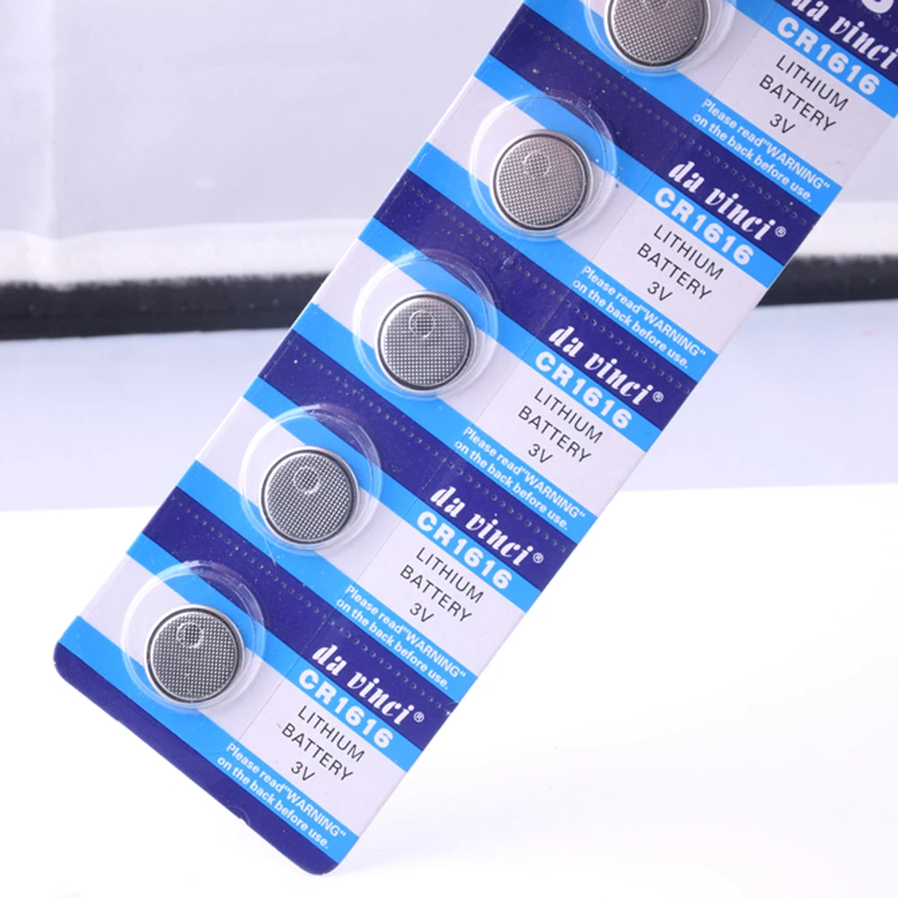 5 шт. 3 в CR1616 CR 1616 Кнопка монета ячейка Pilas батарея BR1616 ECR1616 5021LC CR1616 часы пульты дистанционного управления литиевые батареи