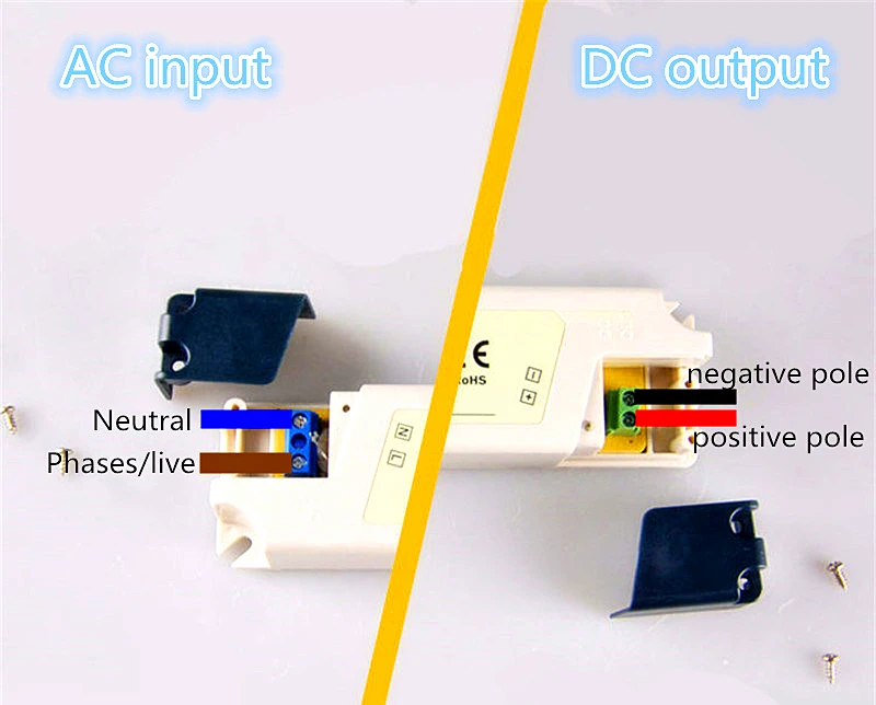 AC 100 V 110 V 220 V 230 V DC/DC 12 V 24 V Переключая Питание 15 Вт, 35 Вт, 60 W Светодиодный драйвер для 2835 3014 3528 5050 5630 RGB Светодиодные ленты