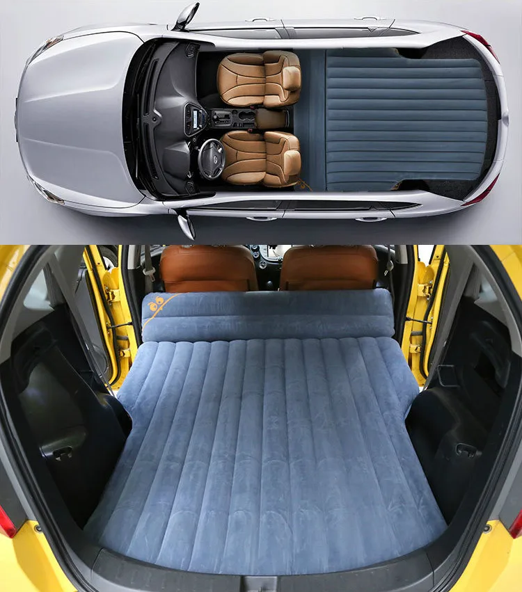 ПВХ двухкамерный автомобиль/домашний водостойкий автомобиль дорожная кровать самоуправляющийся портативный принадлежности надувной