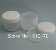 Latas de Creme Frascos de Plástico de Parede Embalagens de Cosméticos Caixa de Máscara Vazio Dupla Preto Recarregáveis Recipiente Diy 5g 10g 15g 30g 20 Garrafas reutilizáveis
