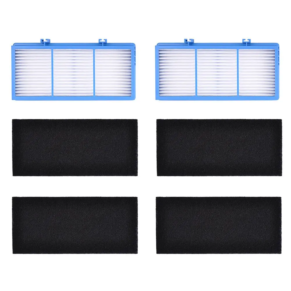 

2 HEPA Filter Replacement + 4 Charcoal Booster Pre Filter for Holmes AER1 Series HAPF30AT Air Purifier Filters HAP242-NUC