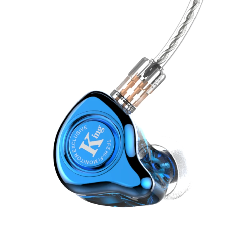 2017 The Fragrant Zither TFZ EXCLUSIVE KING 2Pin Interface HIFI Monitor In Ear Sports Earphone Customized