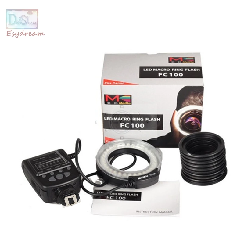  FC-100 LED Macro Ring Flash-fc100  Canon 70D 6D 7D 5D Mark III 60D 50D 5DII 650D 1200D 700D 100D  DSLR