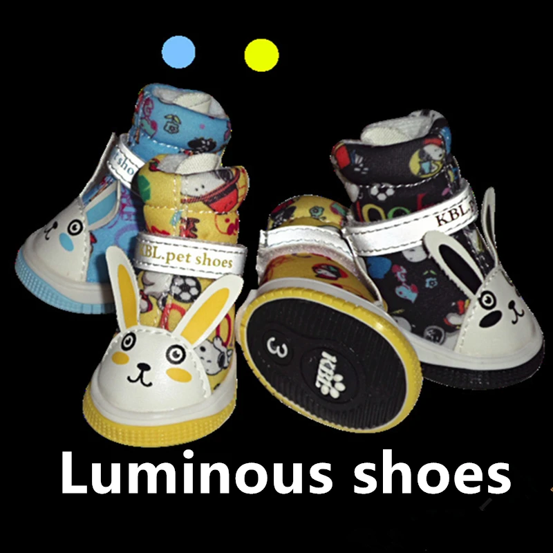 Pet Shoes For Small Dogs And Cats Dog Print Boots Puppy Shoes Cute