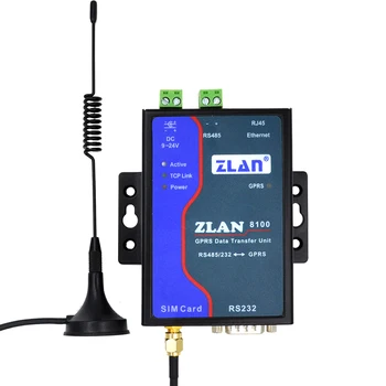 

RS232 RS485 to GSM GPRS serial port server 2G DTU wireless data transmission module ZLAN8100