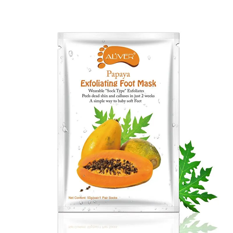 

Papaya Exfoliating Foot Mask Remove Dead Skin Smooth For Feet Skin Care 2018 New