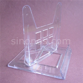 

Extra Large Clear Twist Sliding Display Easels, XL adjustable book plate tile tablet pad photo picture frame CD DVD rack stand