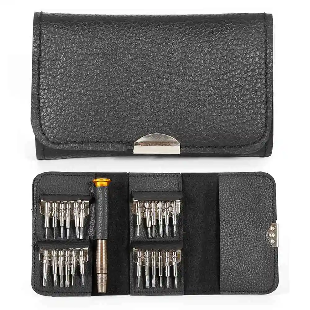 

25 in 1 Mini Repair Kit Hand Tool Screwdriver Set for Eyeglasses Laptop Watch