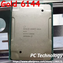 Процессор Intel Xeon Gold 6144 SR3TR Gold6144 24,75 МБ кэш 3,50 ГГц 8 ядер 150 Вт LGA3647 процессор