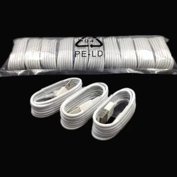 

2000pcs AAA quality OD3.0 1M 3Ft 8pin USB Data Sync Charger Cable accessory bundles for iphone XS XR 8 plus 7 7plus 6 6plus 5 5s