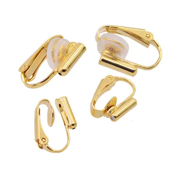 

Clip on Earrings Non-pierced Earring Adapter Converters Pierced to Clip-on Findings DIY Earrings Jewelry Making