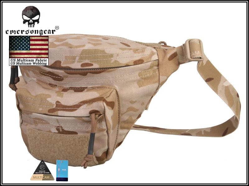 

Emerson Multi-function RECON Waist Bag Molle Pouch Army Tactical Pouches Waist Pack Hunting Paintball Combat Gear MCAD EM9176