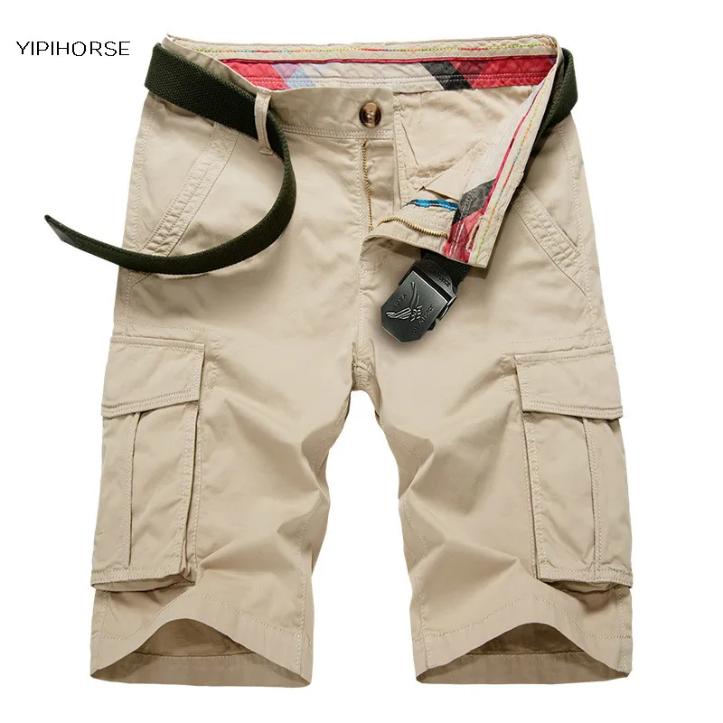 mens calf length cargo shorts