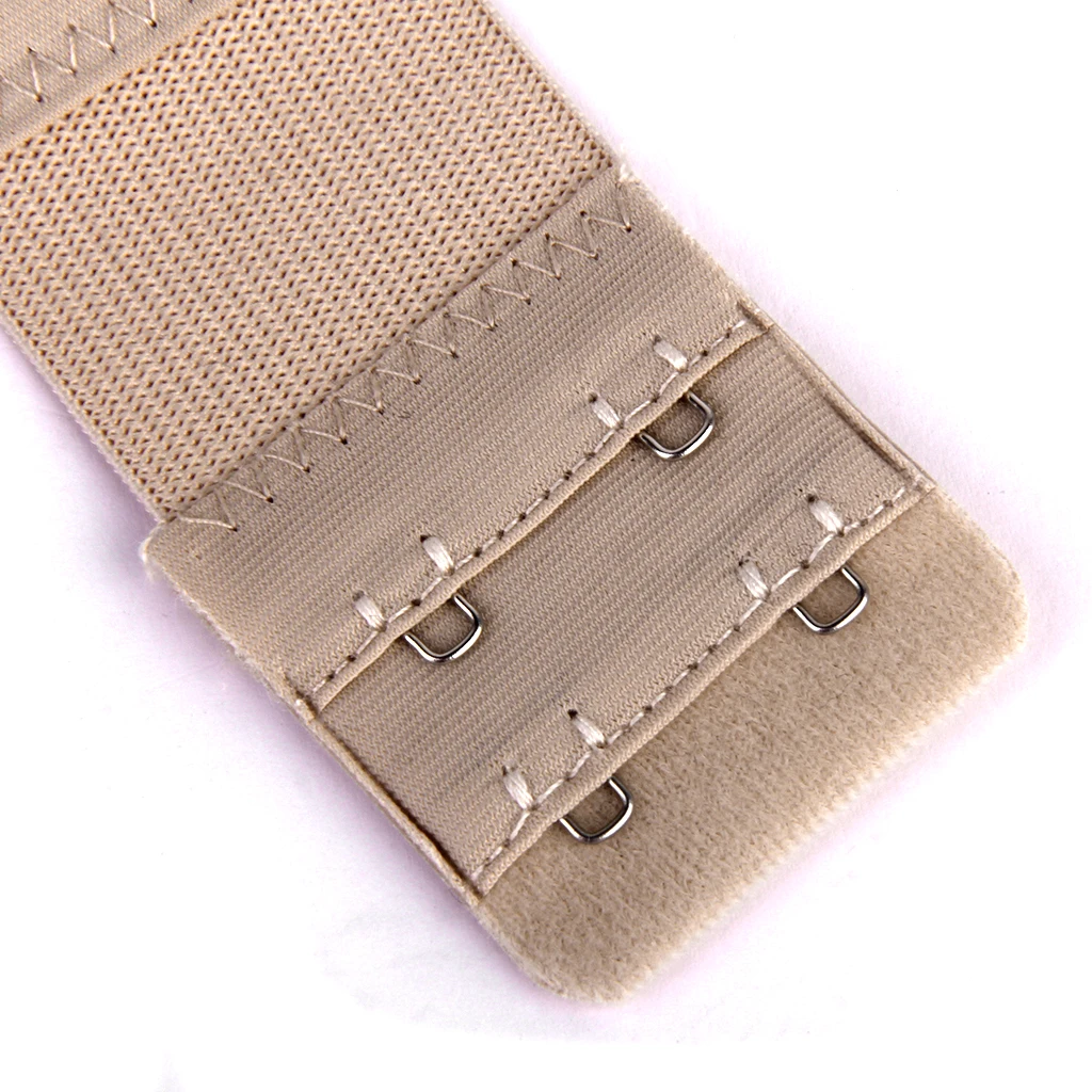 8pcs Elastic Bra Extenders 2/3/4 Hooks 2 Rows Comfort Adjustable Bra Strap Extension for Women Increase the Intimates Size