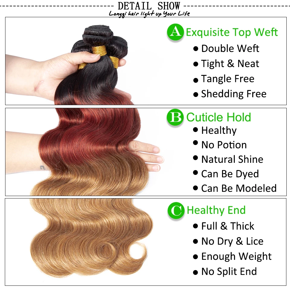 blond human hair bundles