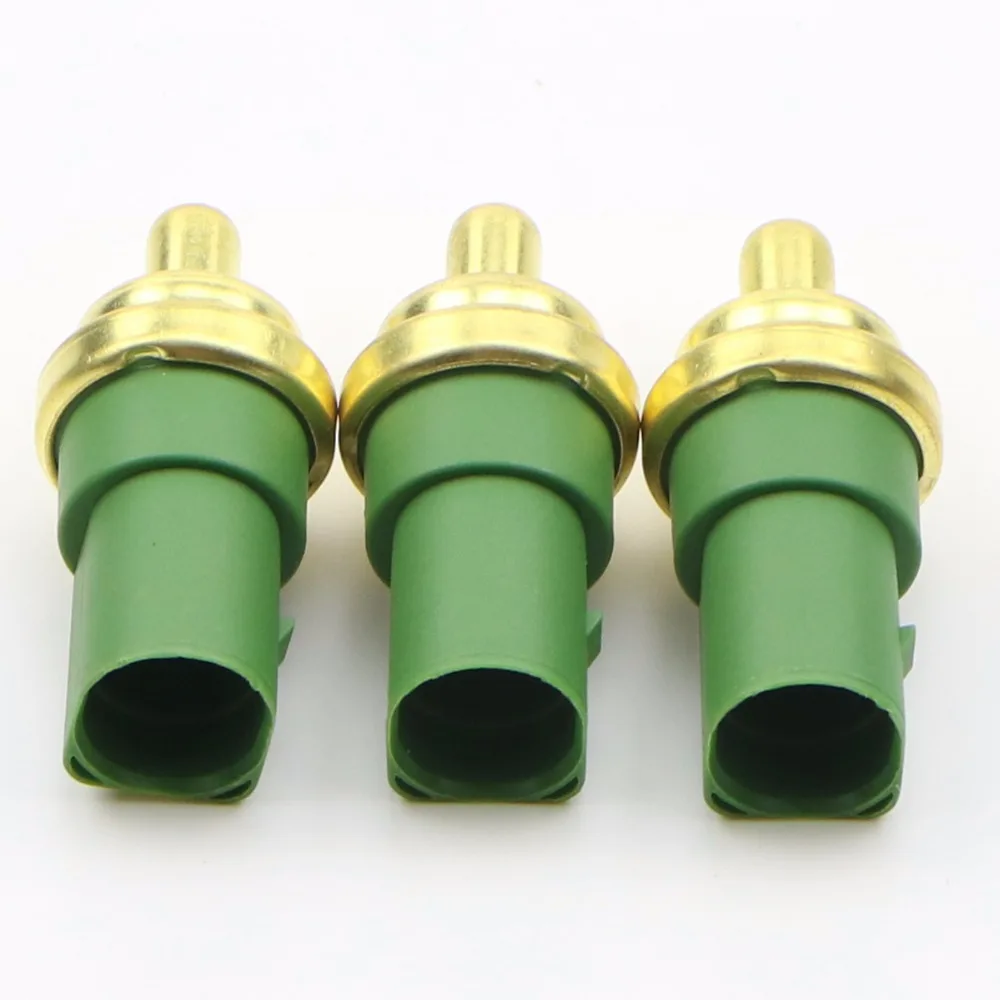 3Pcs 4Pin Coolant Water Temperature Sensor For VW Golf Bora Jetta