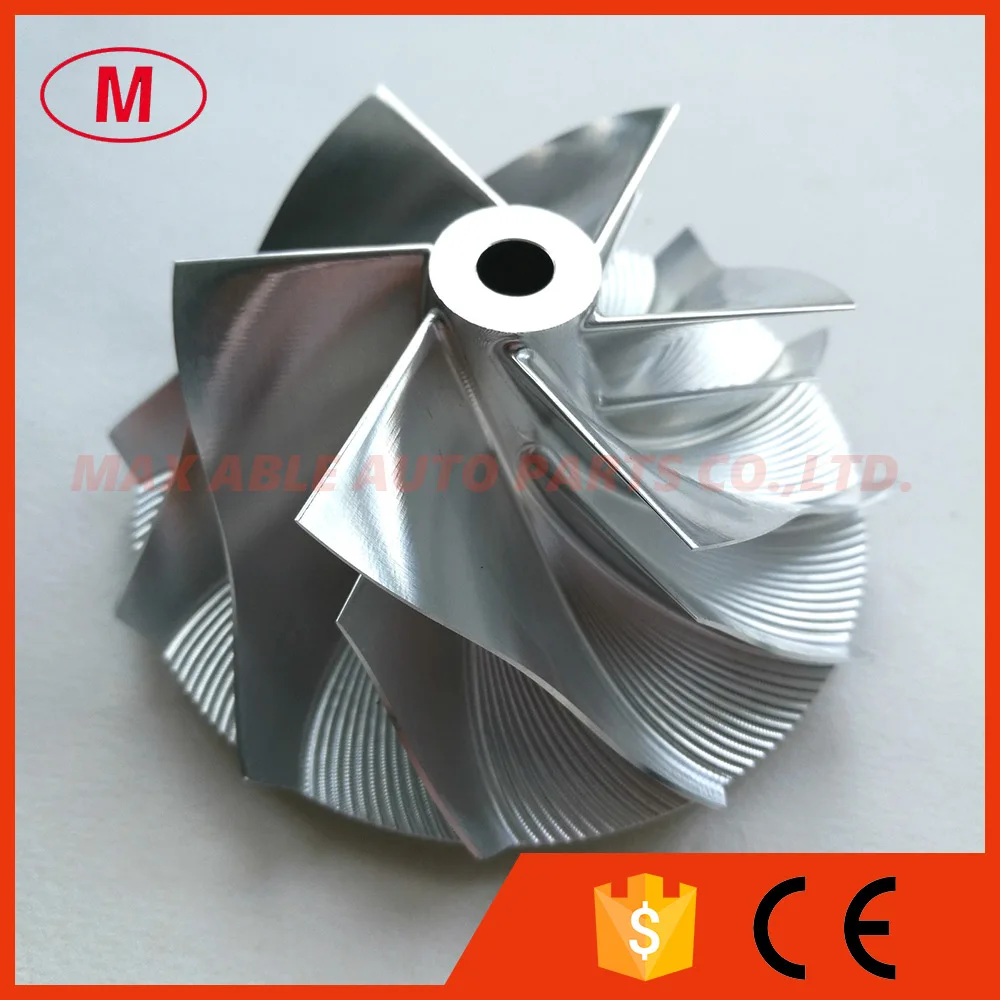 

T04E 442476-0014Hight Performace Turbocharger Milling/Aluminum 2024/Billet compressor wheel 56.48/74.99mm 6+6 blades for Various