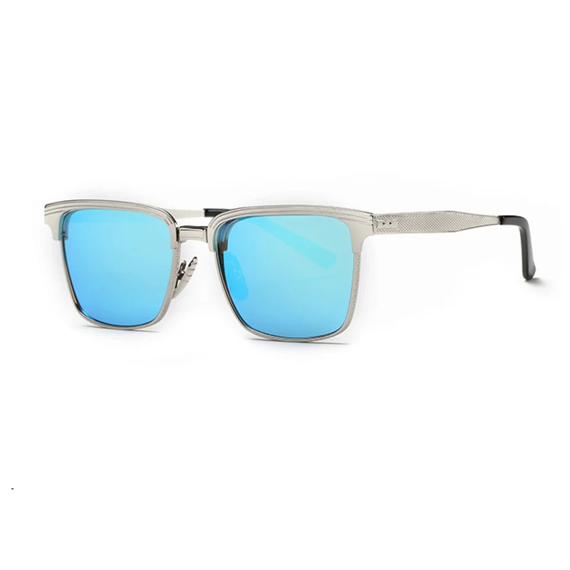 Rectangle Oculos Brand Designer Women Luxury Sport Outdoor Sunglasses Men Metal Frame Flat Sun Glasses Vintage