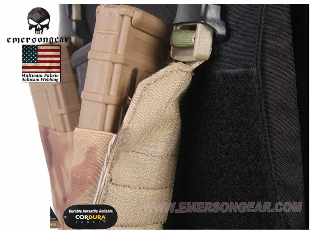 EMERSONGEAR резиновый стильный тройной журнал M4 боевой жилет Molle EM6408|Мешочки| |