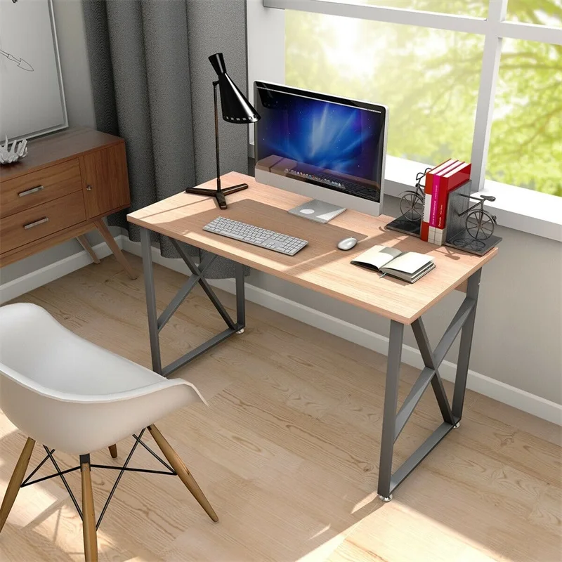

Wooden PC Laptop Table with Metal Legs Computer Desks HW53817