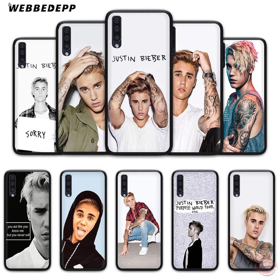 WEBBEDEPP Justin Bieber Soft Silicone Phone Case for Samsung A10 A30
A40 A50 A70 M10 M20 M30 TPU Cover