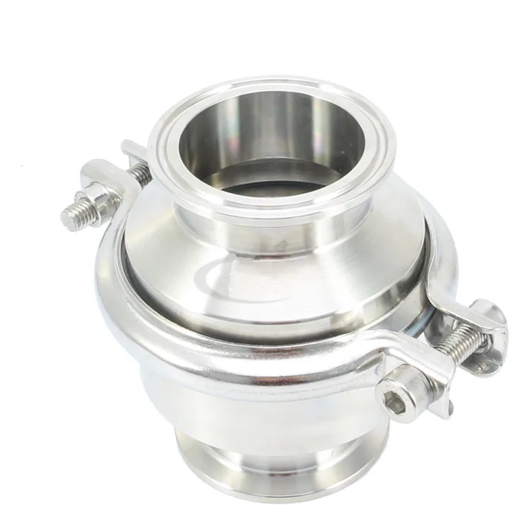 304 пищевой гигиенический обратный клапан из нержавеющей стали с быстрой загрузкой/односторонний клапан/Быстрый обратный клапан