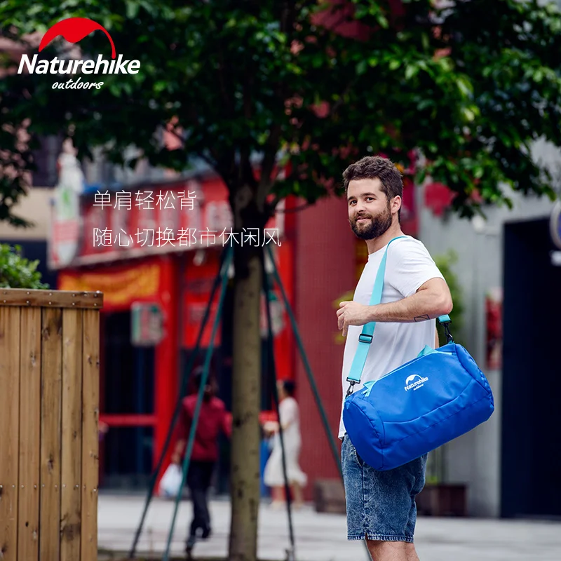 Водонепроницаемая спортивная сумка Naturhike 20L 600D нейлоновая водонепроницаемая для