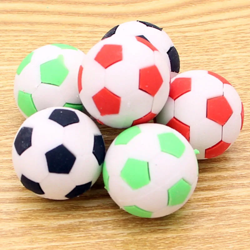3 шт./упак. Творческий тренд Мини DIY 3D в собранном виде футбольного мяча карандашный ластик для детей модные сувенир канцелярских принадлежностей ластик