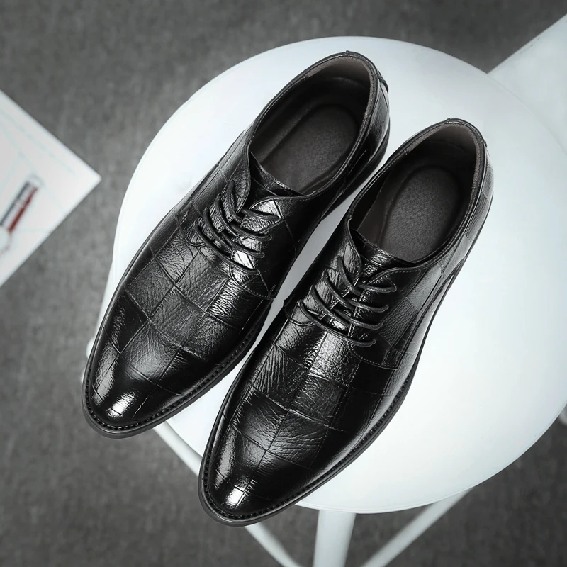 

Men's Business Dress Soft Bottom Soft Work Tide Shoes Summer Korean Style Of The British Pointed Casual