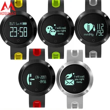 DM58 Смарт Браслет сердечного ритма крови Давление часы IP68 Водонепроницаемый спортивный браслет Фитнес трекер Шагомер