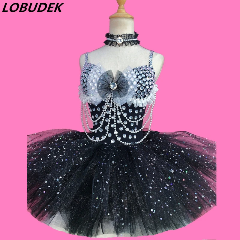 black sparkle tutu skirt