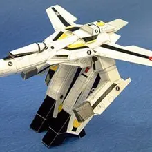 3D ручной работы Бумажная модель DIY Звездные войны VF-1s Gearwalk самолет