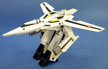 

3D Handmade Paper Model DIY Star Wars VF-1s Gearwalk Aircraft